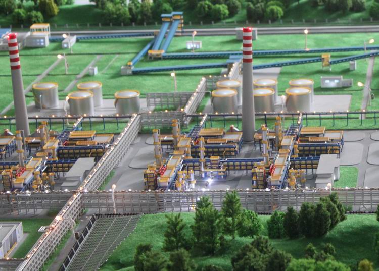 荥经县石化区模型